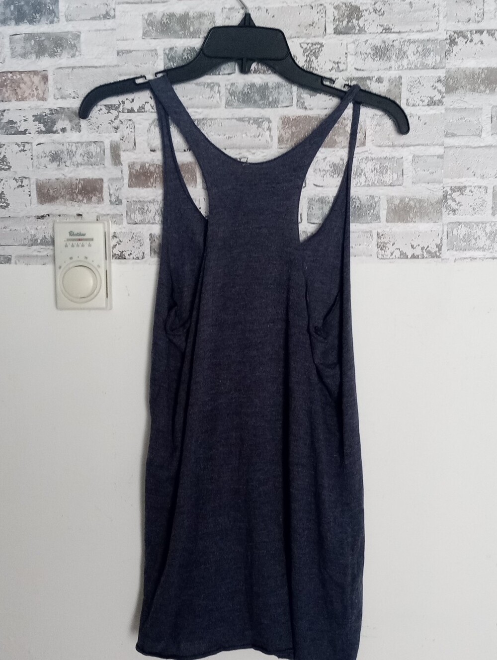NASA Logo Dark Gray Racerback Tank Top - Picture 4 of 4